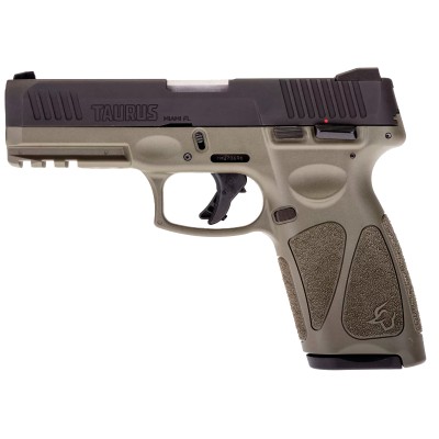 PISTOLA TAURUS G3 9MM LUGER VERDE FULL SIZE 15 DISPAROS