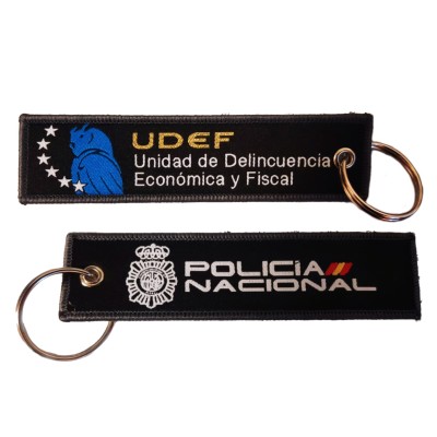 LLAVERO MICRO BORDADO UDEF