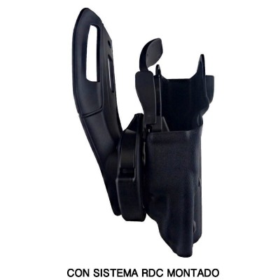 FUNDA RADAR D-SHELL 3 NIVELES DE SEGURIDAD PARA GLOCK 19 Y EMTAN RAMON (OPCIONAL SISTEMA RDC) + PALA MEDIA