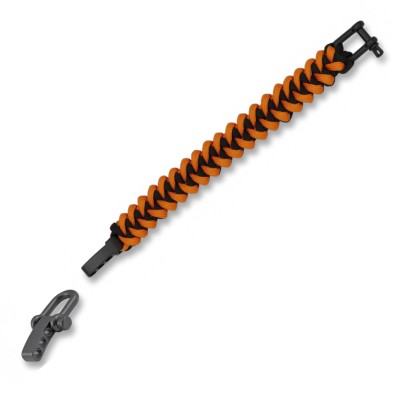 PULSERA PARACORD NARANJA Y...