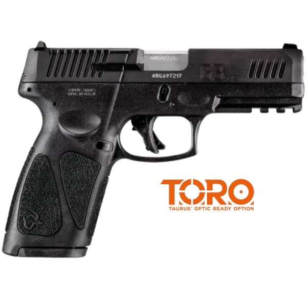 PISTOLA TAURUS G3 T.O.R.O. 9MM NEGRA FULL SIZE CARGADOR 17 DISPAROS + 15 DISPAROS