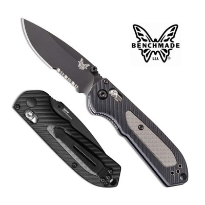NAVAJA BENCHMADE MINI FREEK S HOJA LISA Y DENTADA