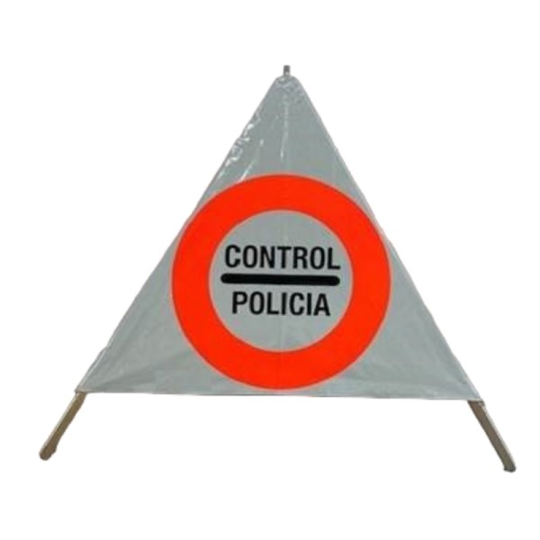 TRIPODE / SOPORTE TRICARA PLEGABLE PARA SEÑAL DE TRAFICO CON FUNDA