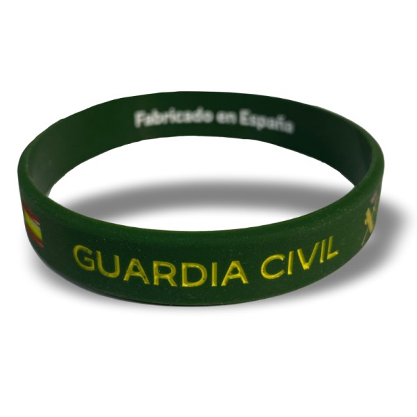 PULSERA ELASTICA DE PVC GUARDIA CIVIL