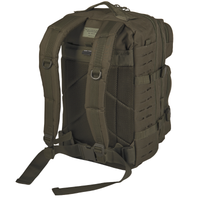 MOCHILA TACTICA US ASSAULT PACK LG 36L LASER CUT VERDE
