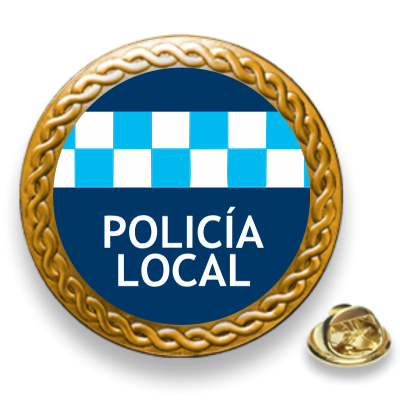 PIN COLOR ORO. POLICÍA LOCAL