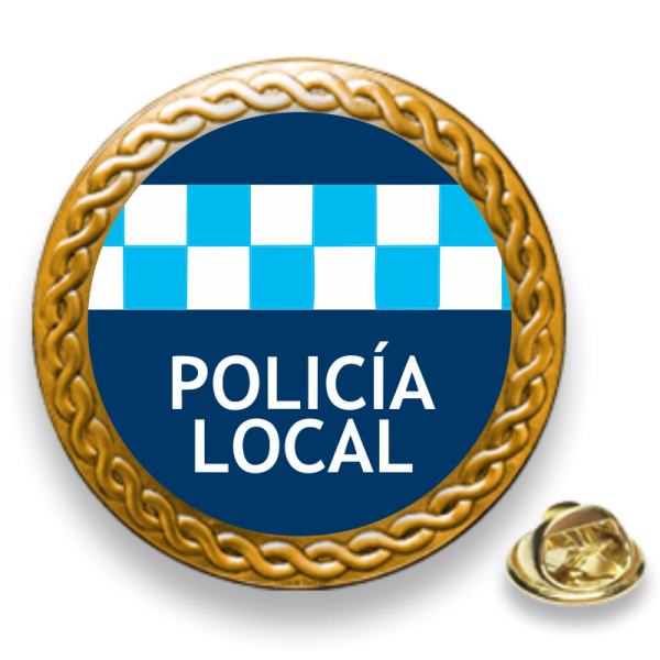 PIN COLOR ORO. POLICÍA LOCAL