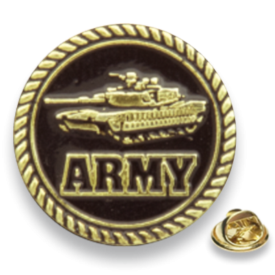 PIN COLOR ORO. ARMY