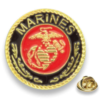 PIN COLOR ORO. MARINES