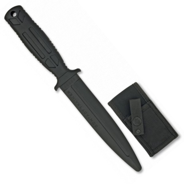 CUCHILLO DE ENTRENAMIENTO GOMA NEGRO BLACK KNIFE