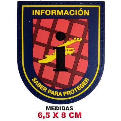 PARCHE DE GOMA POLICÍA...