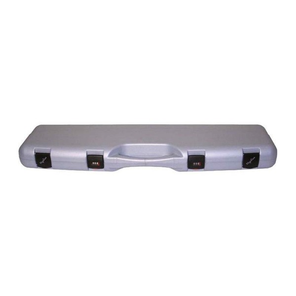 MALETÍN DE POLÍMERO INTERIOR FOAM (97 x 25 x 10 cm) CON 2 CLIPS + 2 COMBINACIONES (GRIS) (M)