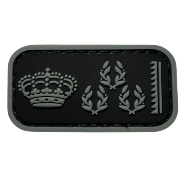 PARCHE DISTINTIVO GOMA 3D INSPECTOR DE POLICÍA (BAJA VISIBILIDAD)