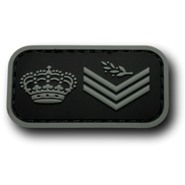 PARCHE DISTINTIVO GOMA 3D OFICIAL DE POLICÍA (BAJA VISIBILIDAD)
