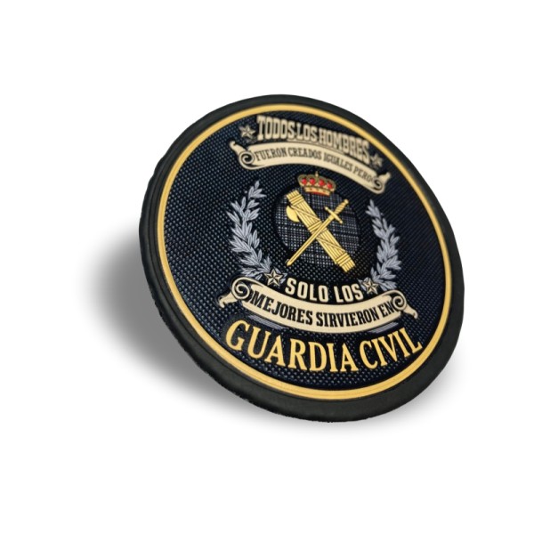 PARCHE PVC RELIEVE GUARDIA CIVIL "SOLO LOS MEJORES"