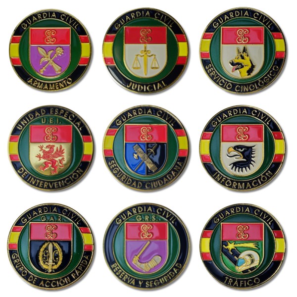 LOTE MONEDAS DE COLECCION GUARDIA CIVIL