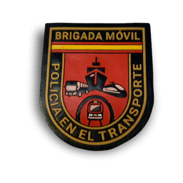 PARCHE BRAZO PVC BRIGADA MÓVIL POLICÍA EN EL TRANSPORTE