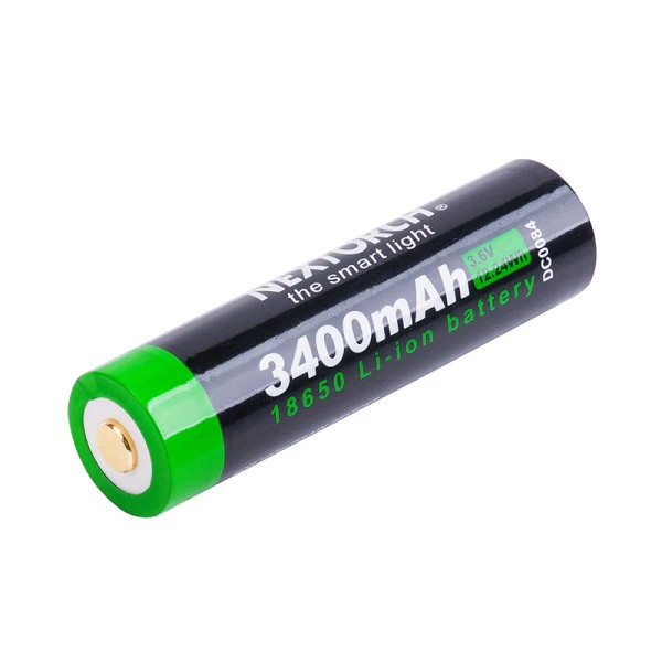 PILA / BATERIA RECARGABLE 18650 NEXTORCH DC0084. 3400 mAh. USB TIPO C