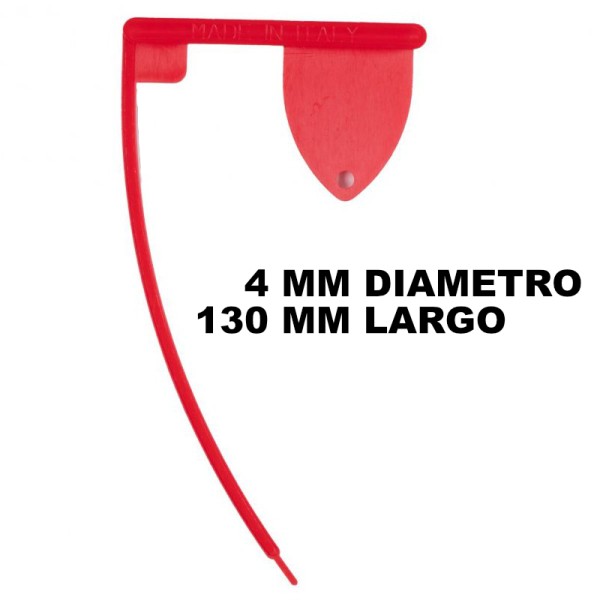 VARILLA 130MM DE SEGURIDAD / BANDERA ARMA SEGURA PARA RECAMARA ARMA CORTA CAL. 22