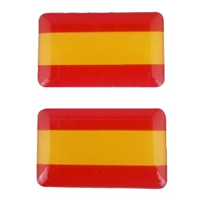 PEGATINA ESPAÑA SILICONADA RECTANGULO