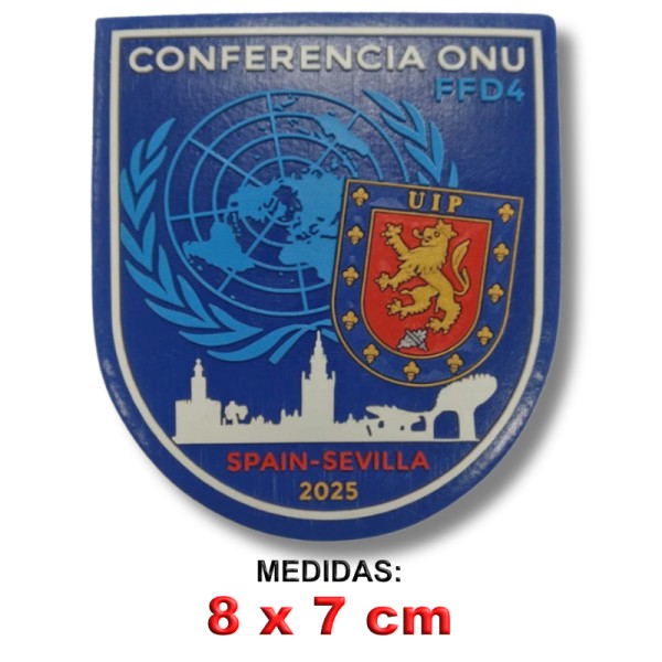 PARCHE PVC CONFERENCIA ONU UIP POLICIA NACIONAL