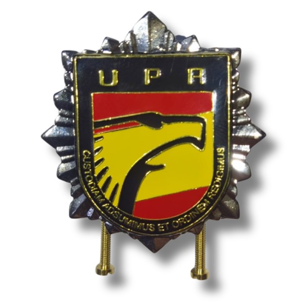 DISTINTIVO PERMANENCIA METALICO UPR POLICIA NACIONAL