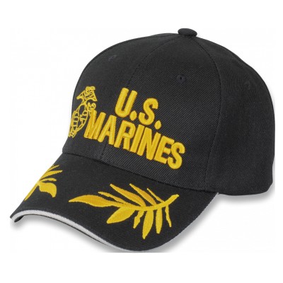 GORRA COLOR NEGRO U.S. MARINES