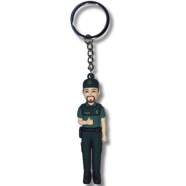 LLAVERO GOMA FIGURA ALUMNO GUARDIA CIVIL (CHICO)