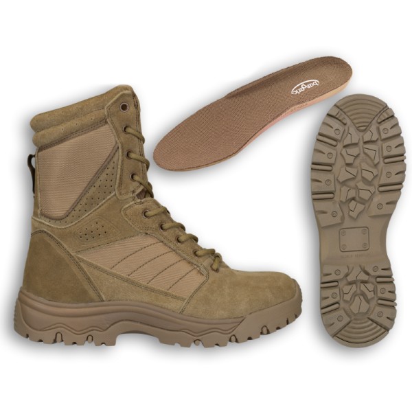 BOTA TACTICA 9" COYOTE PISO COMPUESTO