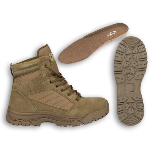 BOTA TACTICA 8" COYOTE PISO COMPUESTO