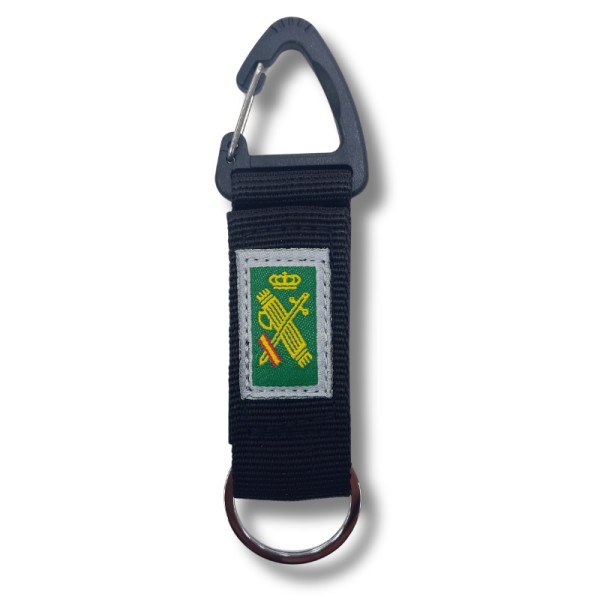 LLAVERO PORTALLAVES GUARDIA CIVIL CON ANILLA Y MOSQUETON