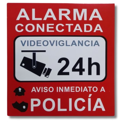 ADHESIVO / PEGATINA "ALARMA...