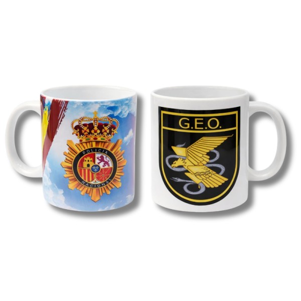 TAZA ESCUDO GEO POLICIA NACIONAL