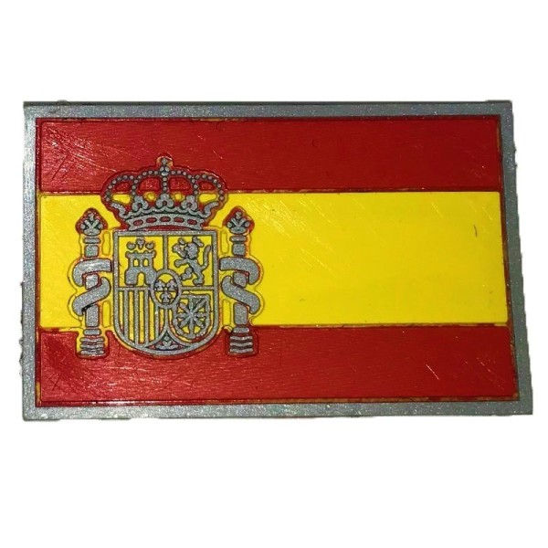 PARCHE BANDERA DE ESPAÑA 7X5 CMS (ROJO Y AMARILLO)
