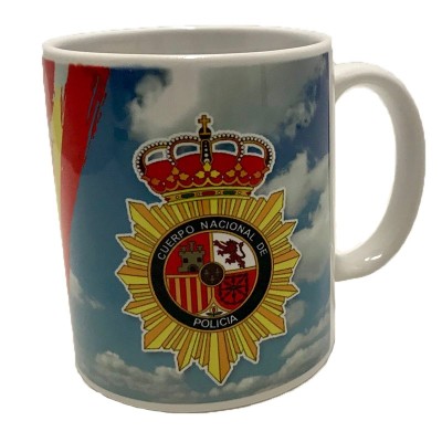 TAZA ESCUDO POLICIA NACIONAL ALUMNO