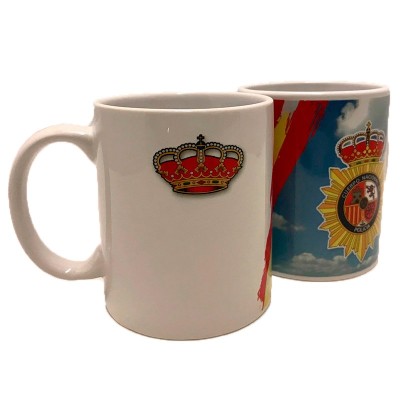 TAZA ESCUDO POLICIA NACIONAL ALUMNO