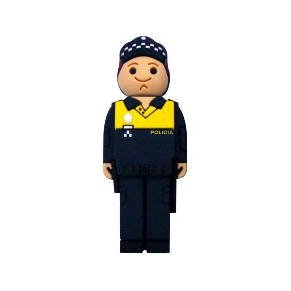 USB PENDRIVE POLICIA LOCAL AMARILLO 16 GB