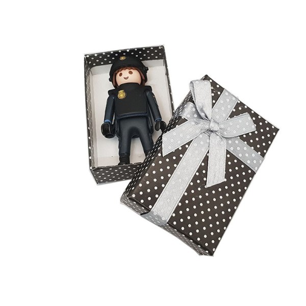 ESTUCHE NEGRO CON LAZO 8 X 5,5 X 2,5 CM