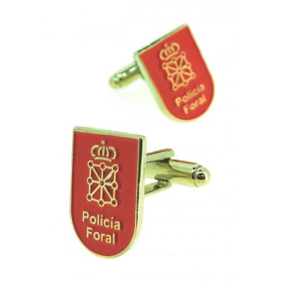 GEMELOS PARA CAMISA SIMBOLO NUEVO POLICIA FORAL DE NAVARRA