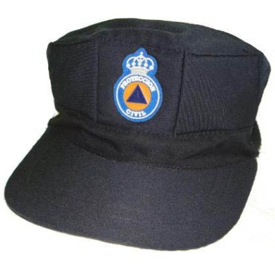 GORRA DE TRES PICOS PARCHE PVC TALLA P-M-G