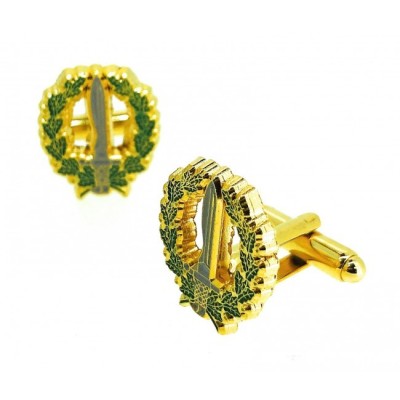GEMELOS PARA CAMISA EMBLEMA UNIDAD DE OPERACIONES ESPECIALES GOE DORADO