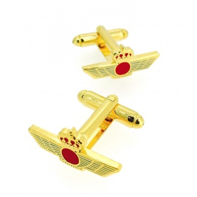 GEMELOS PARA CAMISA EMBLEMA EJERCITO ESPAÑOL DEL AIRE