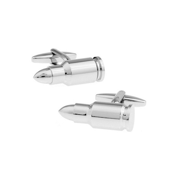 GEMELOS PARA CAMISA BALAS MODEL III ACERO