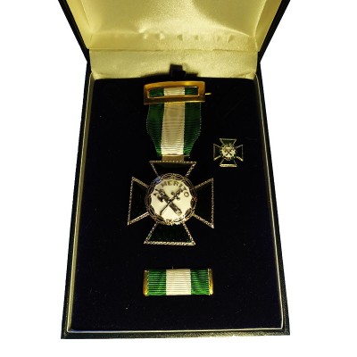 ESTUCHE COMPLETO ORDEN DEL MERITO DISTINTIVO BLANCO GUARDIA CIVIL