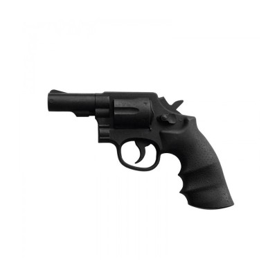 REVOLVER DE 3,5" DE GOMA ENTRENAMIENTO NEGRO