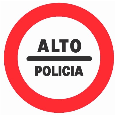 SEÑAL METALICA  (50CM)