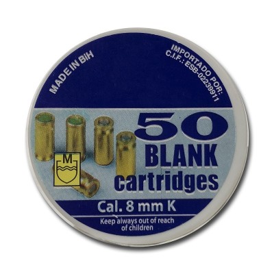 CAJA 50 CARTUCHOS PARA DETONADORA CAL 8 MM