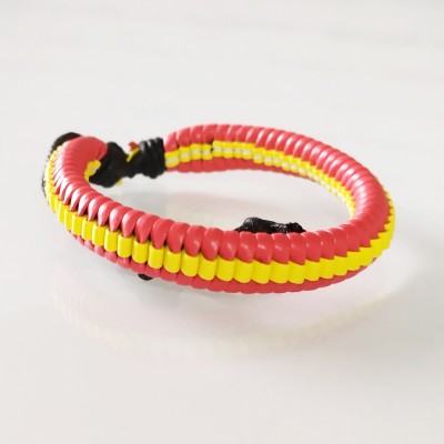PULSERA BROCHE CUERDA BANDERA ESPAÑA