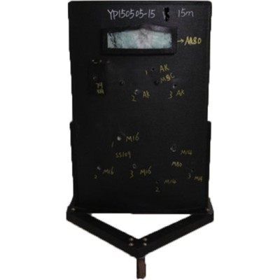 ESCUDO BALISTICO 1250x600mm. NIJ IV CON VENTANA  + ILUMINACION LED + RUEDAS