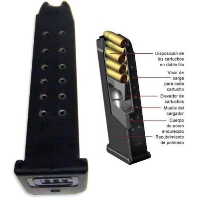 CARGADOR PARA GLOCK 19 DE...